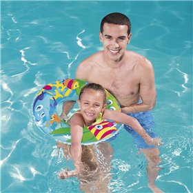 Pripučiama plūdė Bestway Spalvotas 48 x 48 x 11 cm