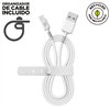 USB uz Lightning Kabelis Muvit for Change Balts
