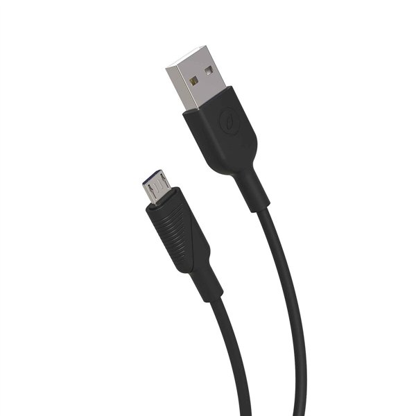 Kabelis Micro USB Muvit MCUSC0014 Juoda 1,2 m