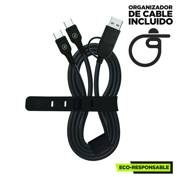 USB-C Cable Muvit for Change Black