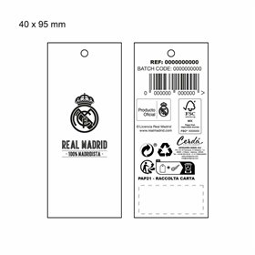 Rantapyyhe Real Madrid C.F. Valkoinen