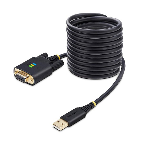 USB laidas Startech 1P10FFCN-USB-SERIAL Juoda 3 m