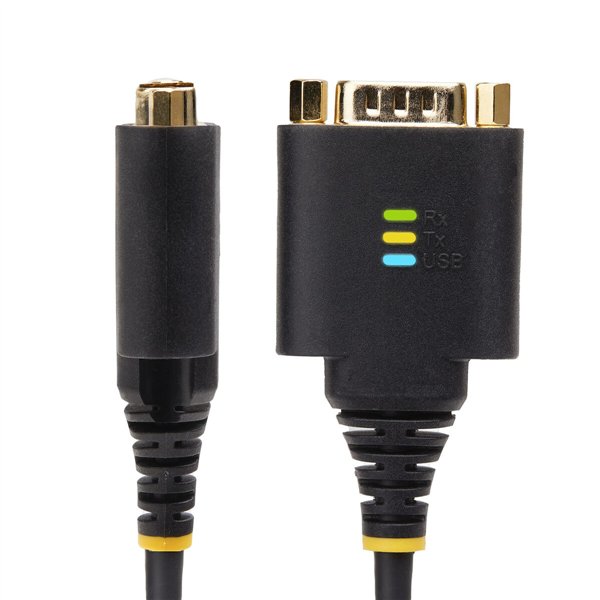 USB laidas Startech 2P1FFC-USB-SERIAL Juoda