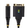 USB laidas Startech 2P1FFC-USB-SERIAL Juoda