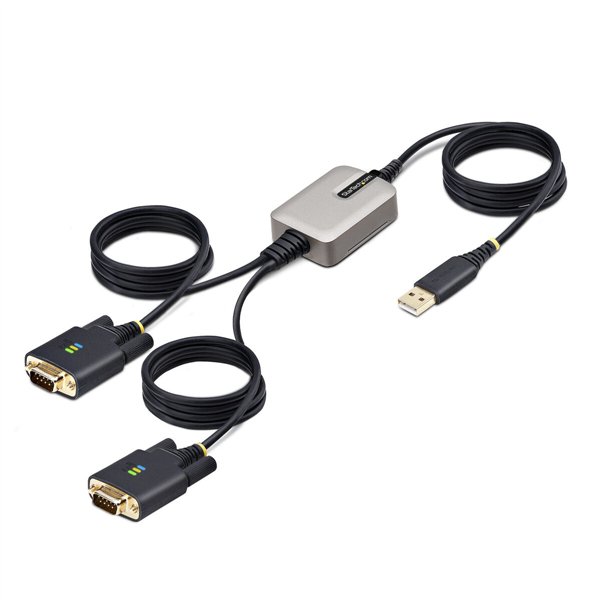 USB laidas Startech 2P6FFC-USB-SERIAL Juoda
