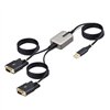 USB laidas Startech 2P6FFC-USB-SERIAL Juoda