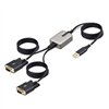 USB laidas Startech 2P6FFC-USB-SERIAL Juoda