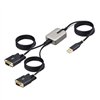 USB laidas Startech 2P6FFC-USB-SERIAL Juoda