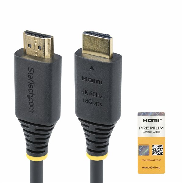 HDMI Kabelis Startech PREMIUM Melns 50 cm