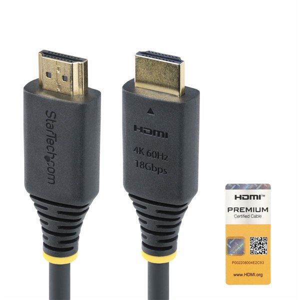 HDMI Kabelis Startech PREMIUM Melns 50 cm