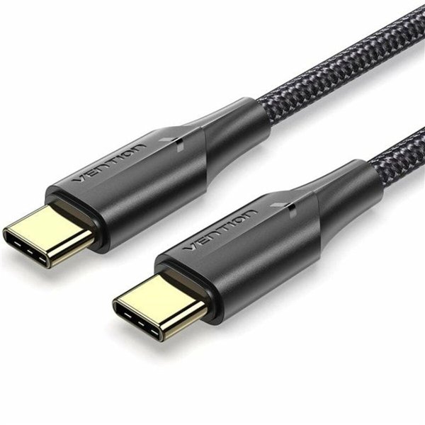 USB-C laidas Vention TAUBI Juoda 3 m