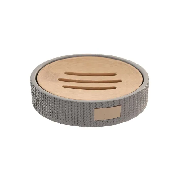 Ziepju trauciņš DKD Home Decor 11 x 11 x 2,5 cm Pelēks Cements