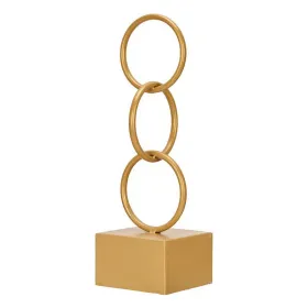 Декоративная фигура Gift Decor Позолоченный Обруч 12,5 x 40,5 x 12,5 cm