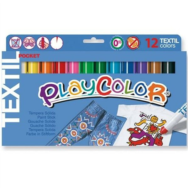 Краски Playcolor твердая Разноцветный