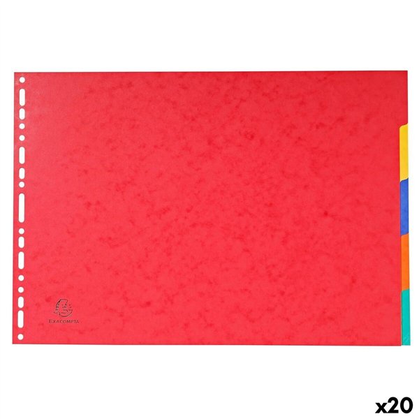 Разделители Exacompta Разноцветный A3 (20 штук)
