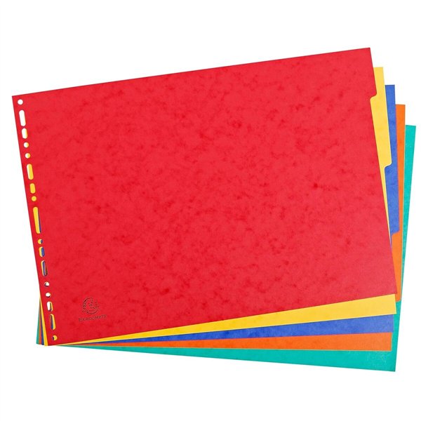 Разделители Exacompta Разноцветный A3 (20 штук)