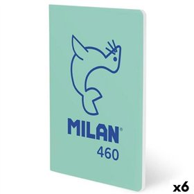 Užrašų knygelė Milan Žalia A5 24 Paklodės (6 vnt.)