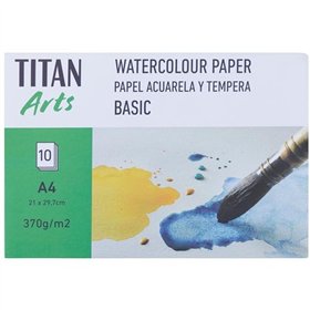 Zīmēšanas papīrs Titan Arts BASIC A4 10 Loksnes (3 gb.)