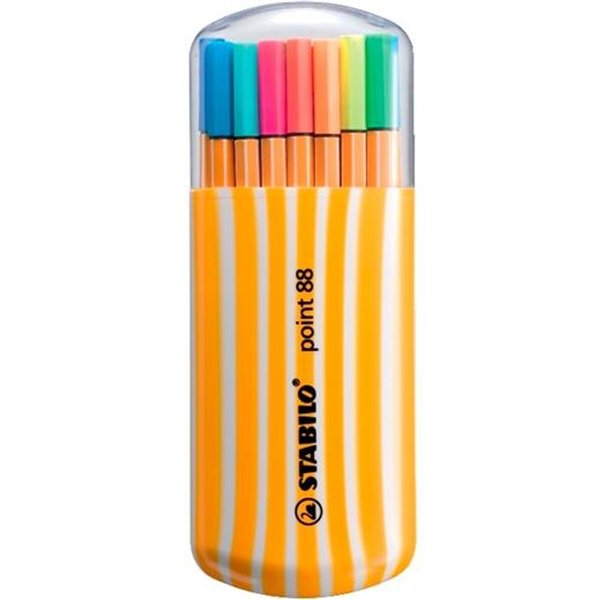 Набор маркеров Stabilo POINT 88 Разноцветный 20 Предметы (10 штук)