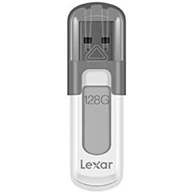 USB-tikku Lexar JumpDrive V100 Valkoinen Valkoinen/Harmaa 128 GB