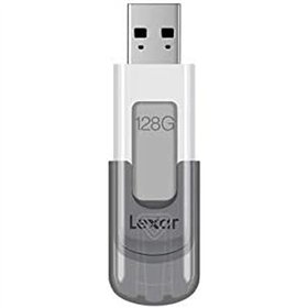 USB-tikku Lexar JumpDrive V100 Valkoinen Valkoinen/Harmaa 128 GB
