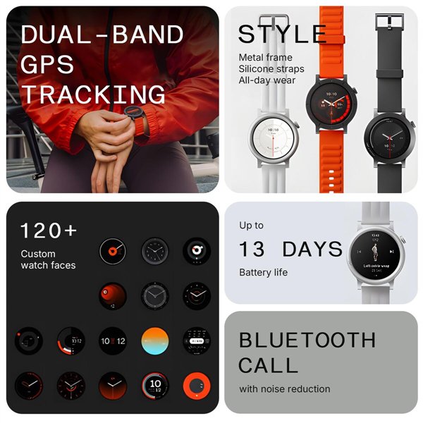 Išmanusis laikrodis Nothing WATCH 3 PRO Pilka 1,43"