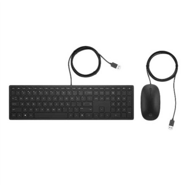 Klaviatūra un Pele HP 4CE97AA Melns