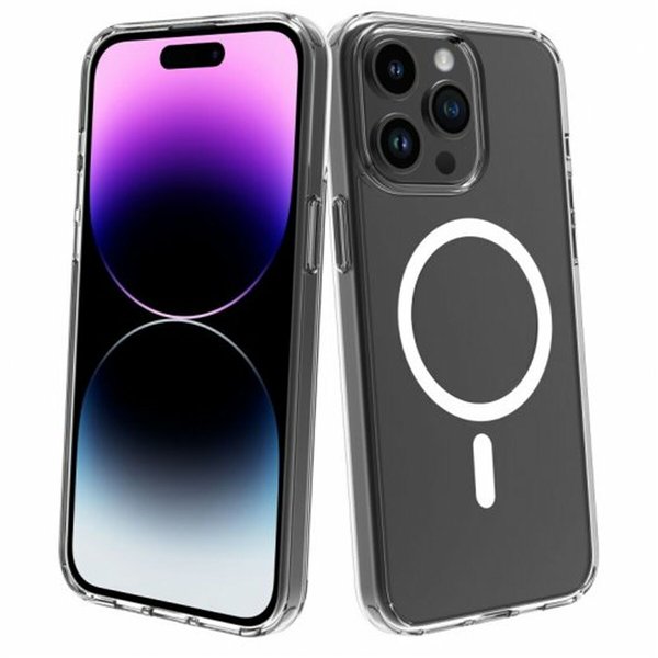 Mobiliojo telefono dėklas Muvit iPhone 15 Plus Clear iPhone 15 Plus