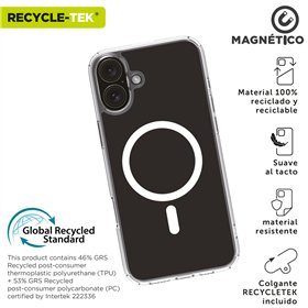 Mobiliojo telefono dėklas Muvit for Change iPhone 16 Plus Magnetinis