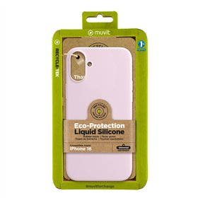 Pārvietojams Pārsegs Muvit for Change iPhone 16 Rozā
