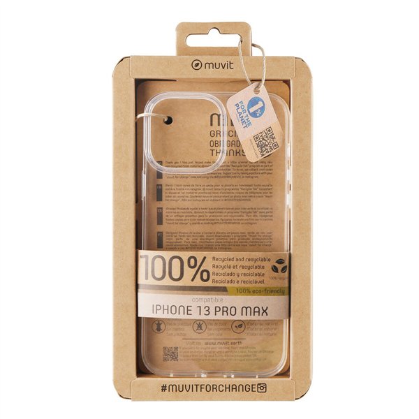 Mobiliojo telefono dėklas Muvit for Change iPhone 13 Pro Max