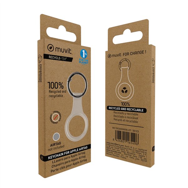 Avaimenperä Muvit for Change Musta Kotelo AirTag