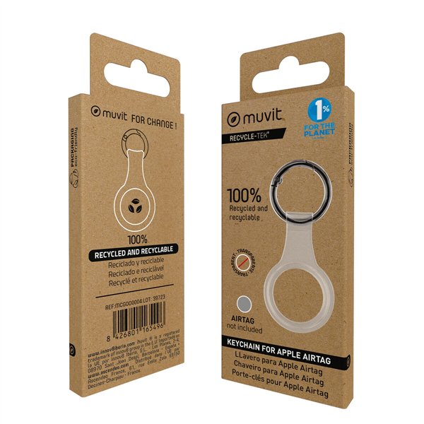 Avaimenperä Muvit for Change Musta Kotelo AirTag