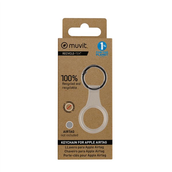Avaimenperä Muvit for Change Musta Kotelo AirTag