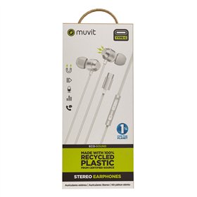 Ausinės Muvit for Change M32 Balta