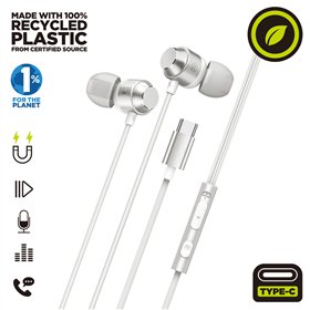 Ausinės Muvit for Change M32 Balta