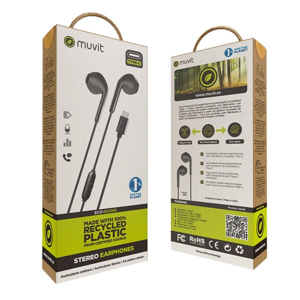 Ausinės Muvit for Change E58