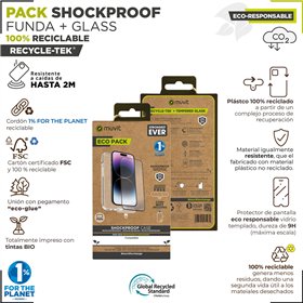 Mobilā Telefona Vāciņš un Aizsargierīce Muvit for Change iPhone 15 Pro Max