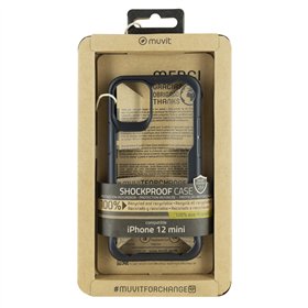 Mobiliojo telefono dėklas Muvit for Change iPhone 12 Mini Juoda