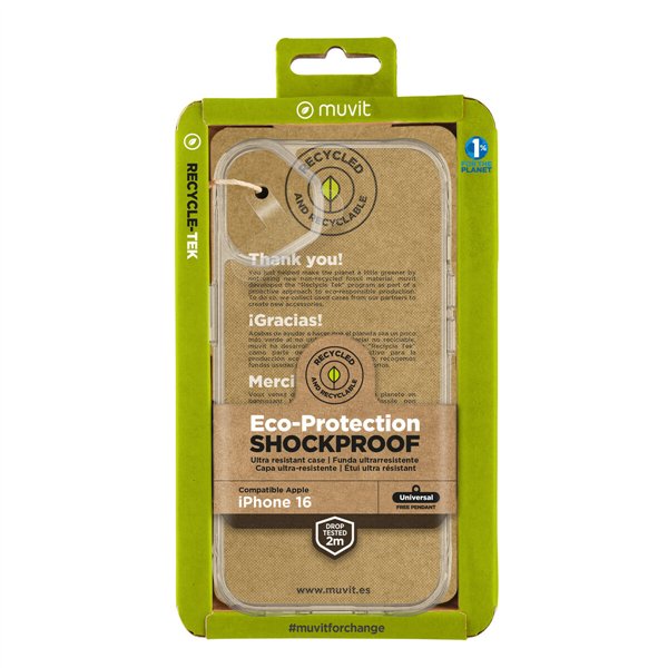 Mobiliojo telefono dėklas Muvit for Change iPhone 16