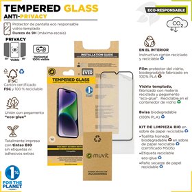 Mobiliojo telefono ekrano apsauga Muvit for Change iPhone 15