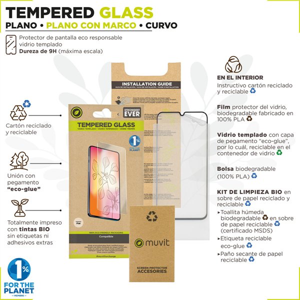 Защита для экрана для телефона Muvit for Change Galaxy S24 Plus