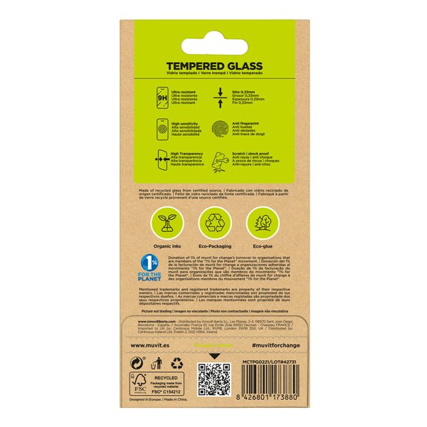 Mobiliojo telefono ekrano apsauga Muvit for Change Galaxy A05S