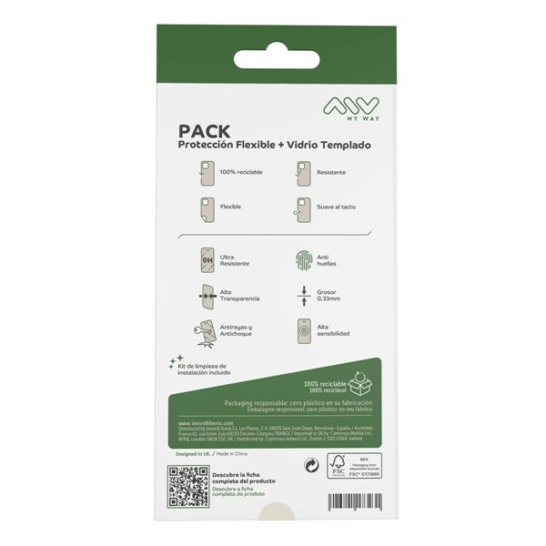 Mobilā Telefona Vāciņš un Aizsargierīce Myway iPhone 16 Plus