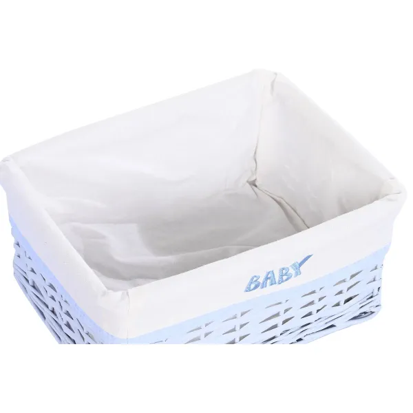 Korisetti DKD Home Decor Sininen Celeste korihuonekalut Lasten 44 x 34 x 56 cm 5 Kappaletta