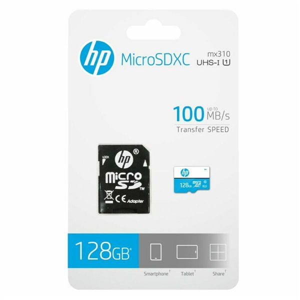 Mikro SD atminties kortelė su adapteriu HP HFUD128-1U1BA