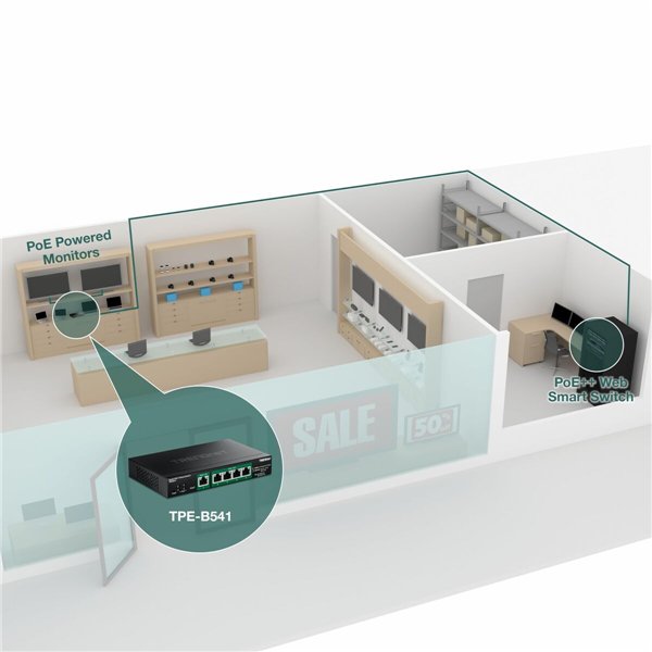 Переключатель Trendnet TPE-B541