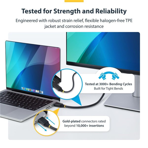 Кабель HDMI Startech HDMI21-CBL-8K60-3M Чёрный 3 m