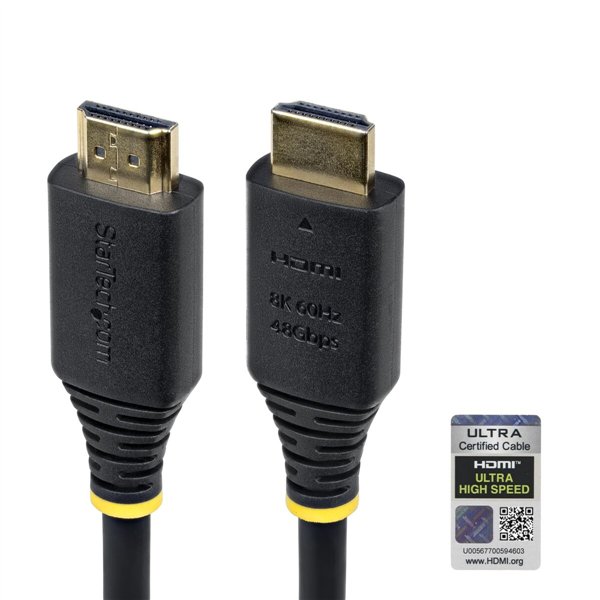 Кабель HDMI Startech HDMI21-CBL-8K60-2M Чёрный 2 m