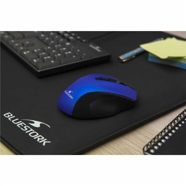 Bezvadu Pastiprinātāja Pele Bluestork OFFICE 75 Melns